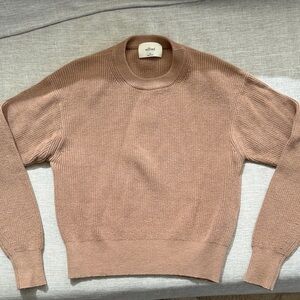 Aritzia Manila brown Crewneck Sweater, size XS